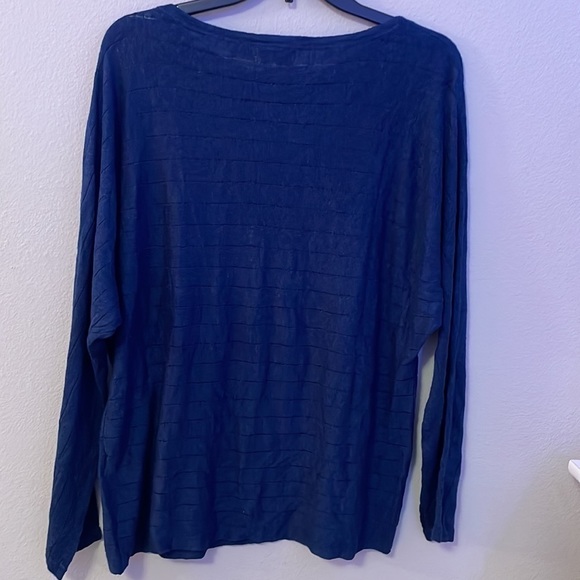STYLE & Co Women’s Blue Blouse Size Medium - Picture 5 of 7